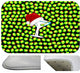 Santa Martini Plush Bath Mat, 30"x20"