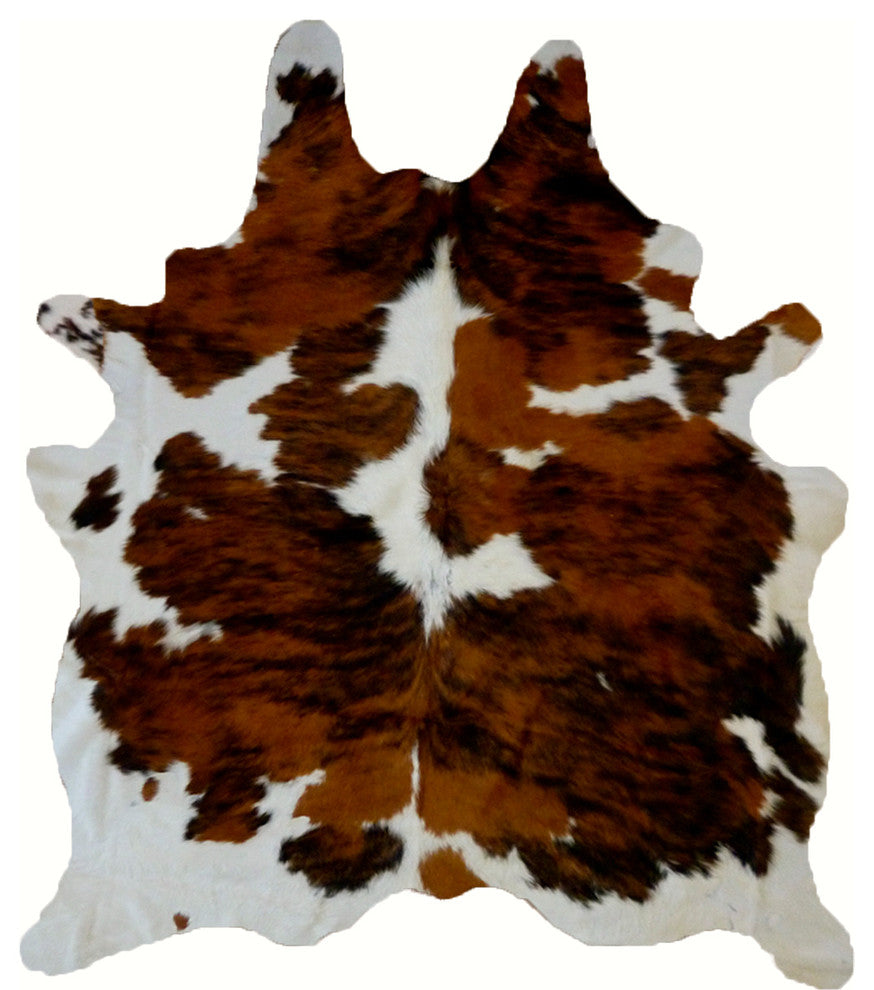 Cowhide Rug Brown Tricolor