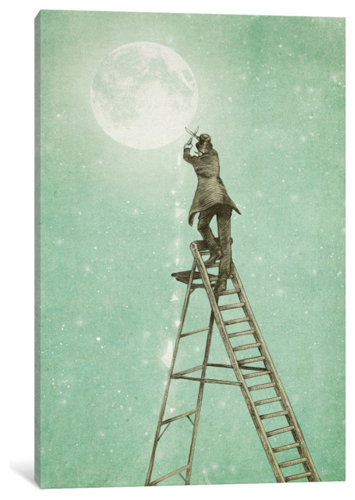 "Waning Moon" by Eric Fan, 26x18x1.5