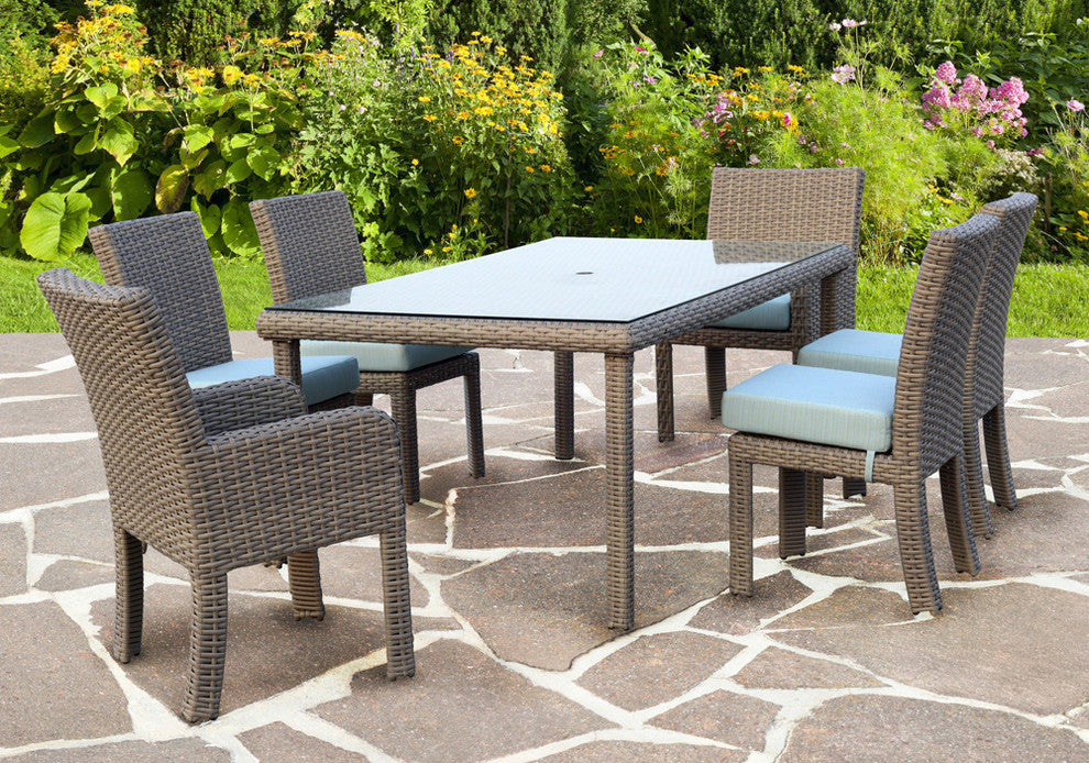 St. Tropez Rectangular Dining Set, Sand