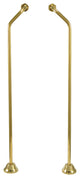 Kingston Brass Double Offset Bath Supply, Polished Brass
