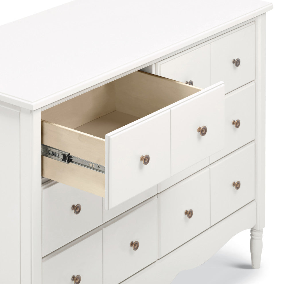 Liberty 6-Drawer Assembled Dresser, Warm White