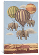 "Flight Of The Elephants Blue" by Terry Fan, 26x18x1.5