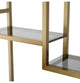 Steel Shelf Cabinet, Eichholtz Corrado I, Gold