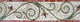 Floral Pattern Mosaic Border- Spring, 12"x6"