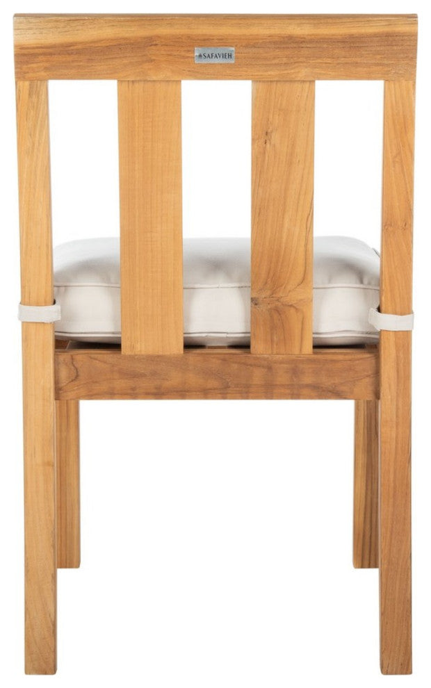Safavieh Montford Brazilian Teak Dining Chair Natural