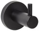 Lugano Bath Series, Robe Hook, Flat Black