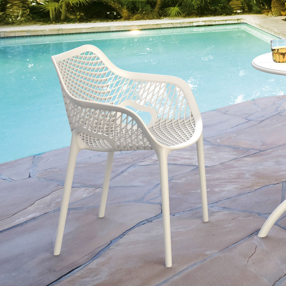 Compamia Air Dining Armchair, Set of 2, White