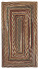 Capel Bangor Cinnamon 0070_500 Braided Rugs - 9' 2" X 13' 2" Concentric Rectangl