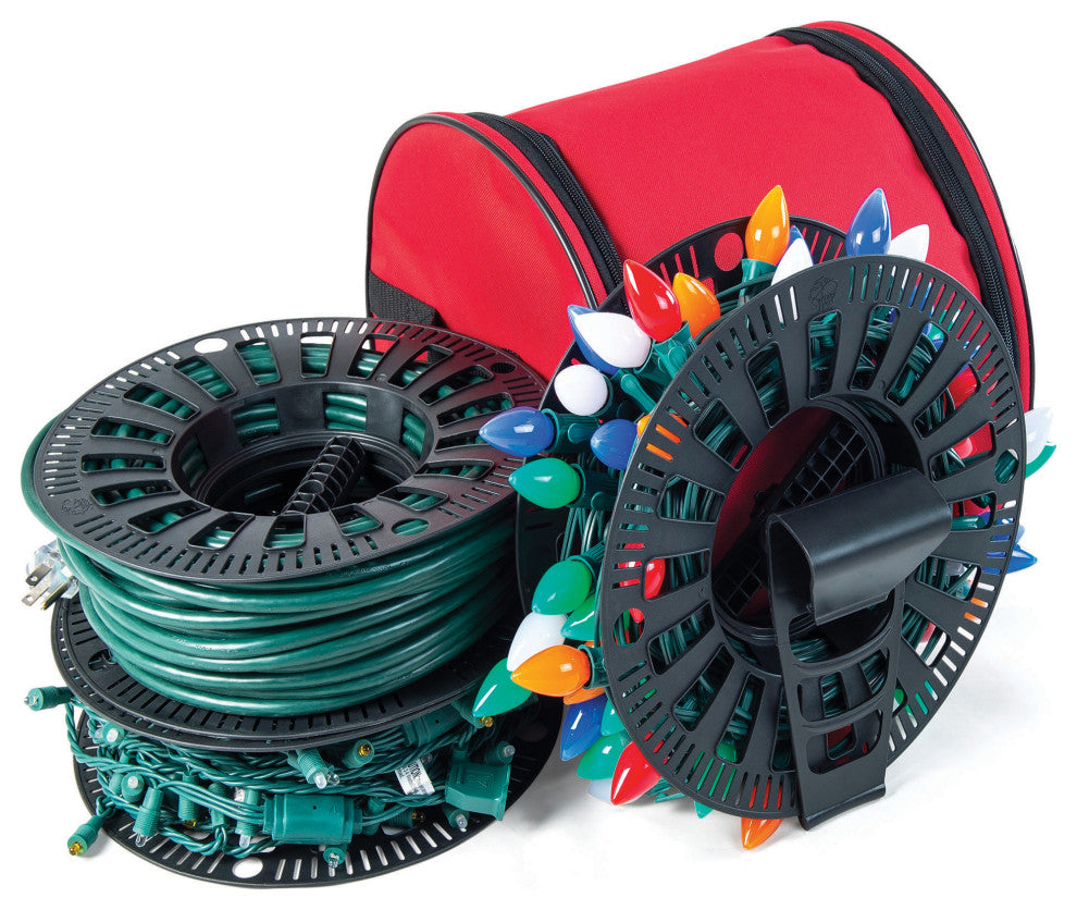 Christmas Light Storage Reels and Organizer