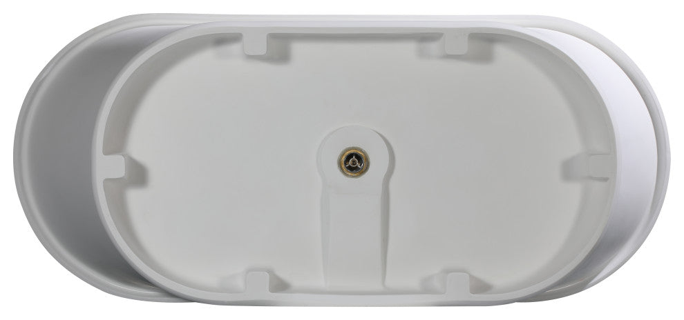67" White Matte Pedestal Solid Surface Resin Bathtub