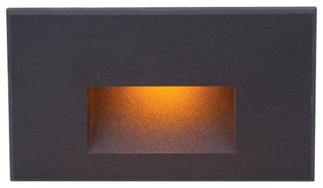 WAC Lighting LED 12V LED Me Horizontal Step And Wall Light, Black