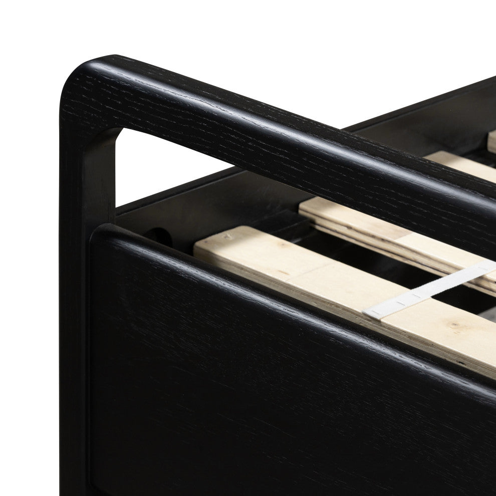 Rosedale Bed-Ebony Oak- Queen