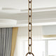 Extra Heavy Duty Decorative Chain, Hand-Painted Antique Silver Leaf