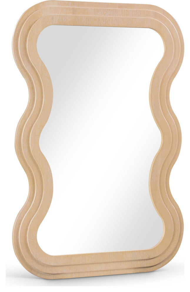 Bellagio Oak Veneer Mirror, Natural