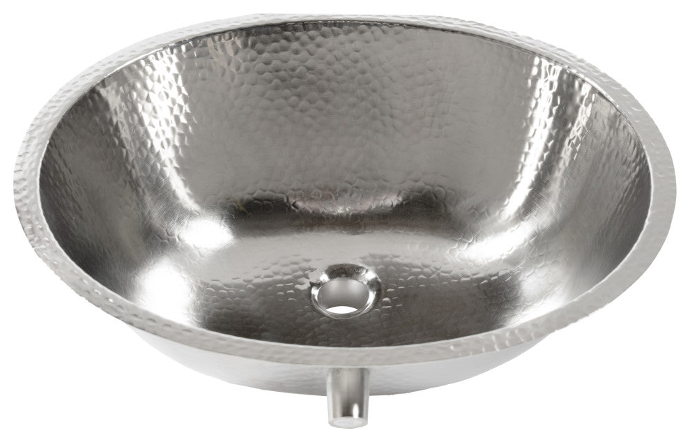 Freud 19" Undermount Bathroom Sink in Nickel