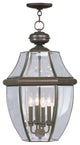 Monterey Outdoor Chain-Hang Light, Bronze