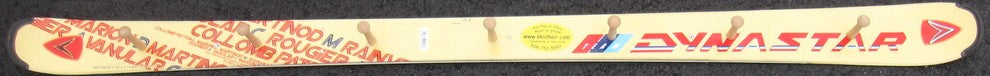 Snow Ski Coat Rack with Wooden Gold Dynastar