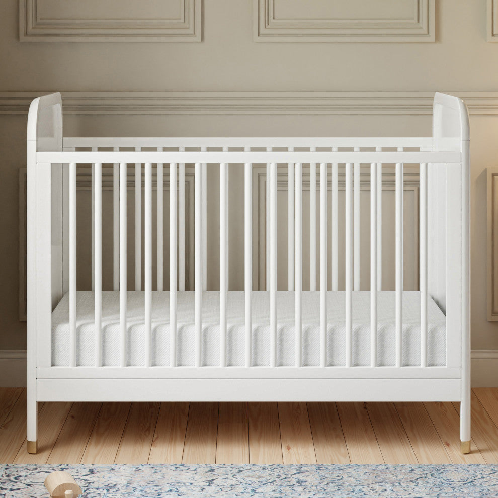 Brimsley Tambour 3-in-1 Convertible Crib, Warm White