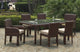 St. Tropez Rectangular Dining Set, Aquamarine