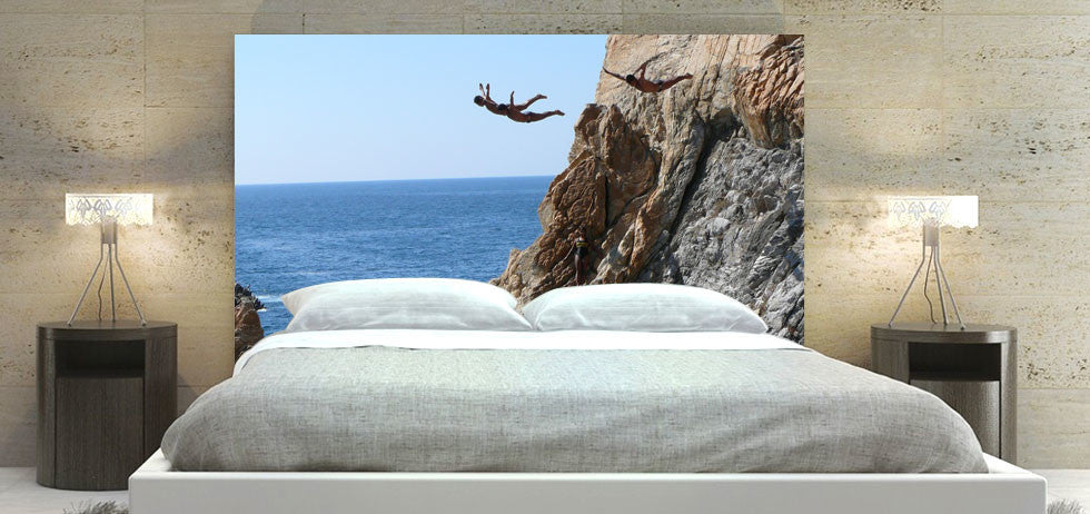 "Acapulco Divers" Headboard