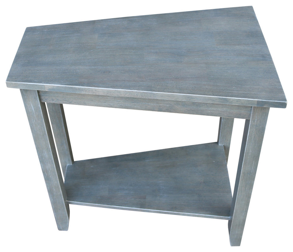 Keystone Accent Table, Heather Grey-Antique Washed