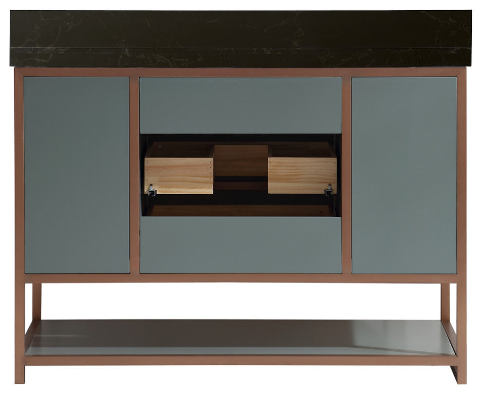 Vanity With Mirror,Sconce,Faucet Included