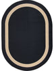 Portrait 10'9" X 13'2" Oval Area Rug, Color Onyx