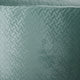 Denise Glam 4 Foot Velvet Quilt Patterned Beanbag, Teal