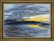 Eugene-Louis Boudin Sunset Framed Premium Canvas Print, 18"x27"