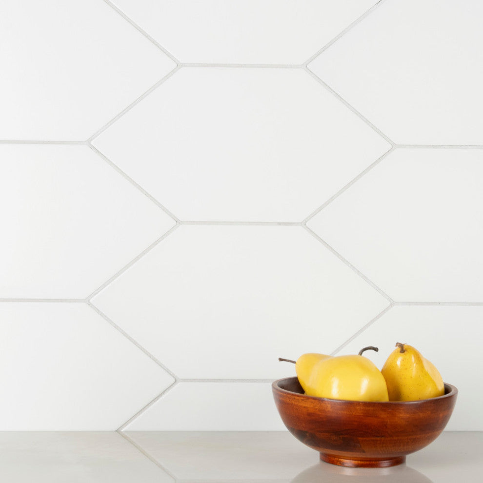 Textile Basic Kayak White Porcelain Floor and Wall Tile