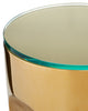 Lemy Brass Drinks Table