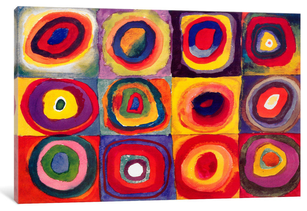 Squares with Concentric Circles by Wassily Kandinsky