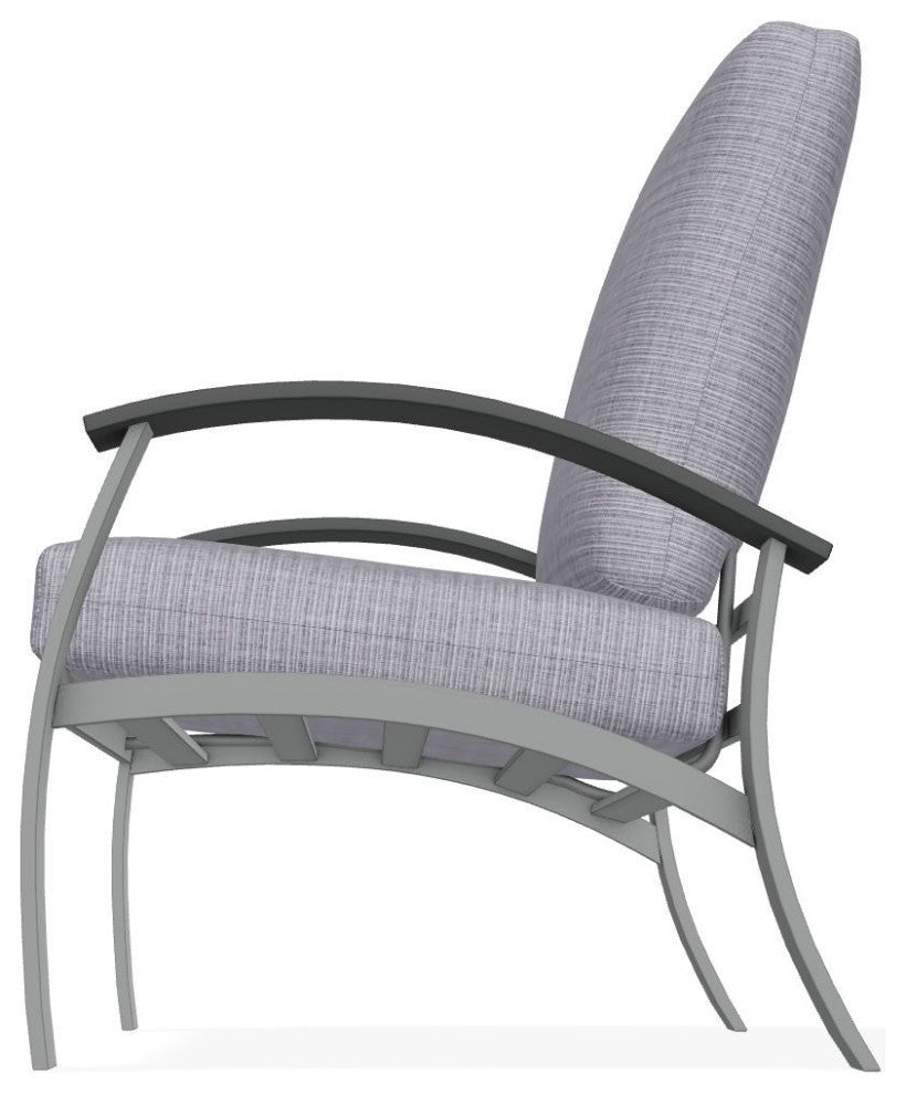 Belle Isle Cushion Deep Seating Outdoor Armchair, Proven Ash/Graphite