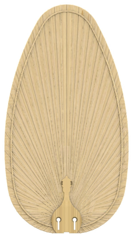 Islander DC 22" Indoor/Outdoor Narrow Oval Palm Blade Set of 5 Natural