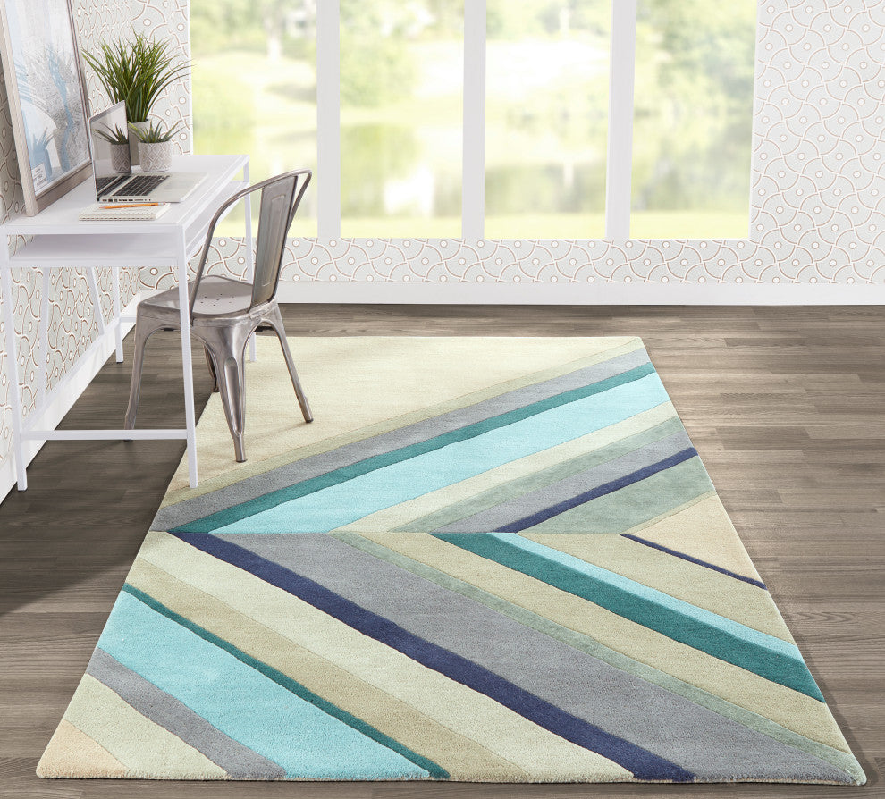 Delmar Del-5 Blue Rug, 9'0"x12'0"