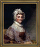 Gilbert Stuart Abigail Smith Adams Framed Premium Canvas Print, 20"x25"