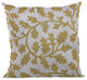Plutus Yellow Vine Floral Luxury Throw Pillow, 20"x30"
