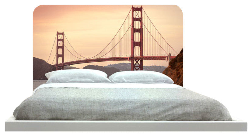 "Golden Gate Bridge 38" Headboard
