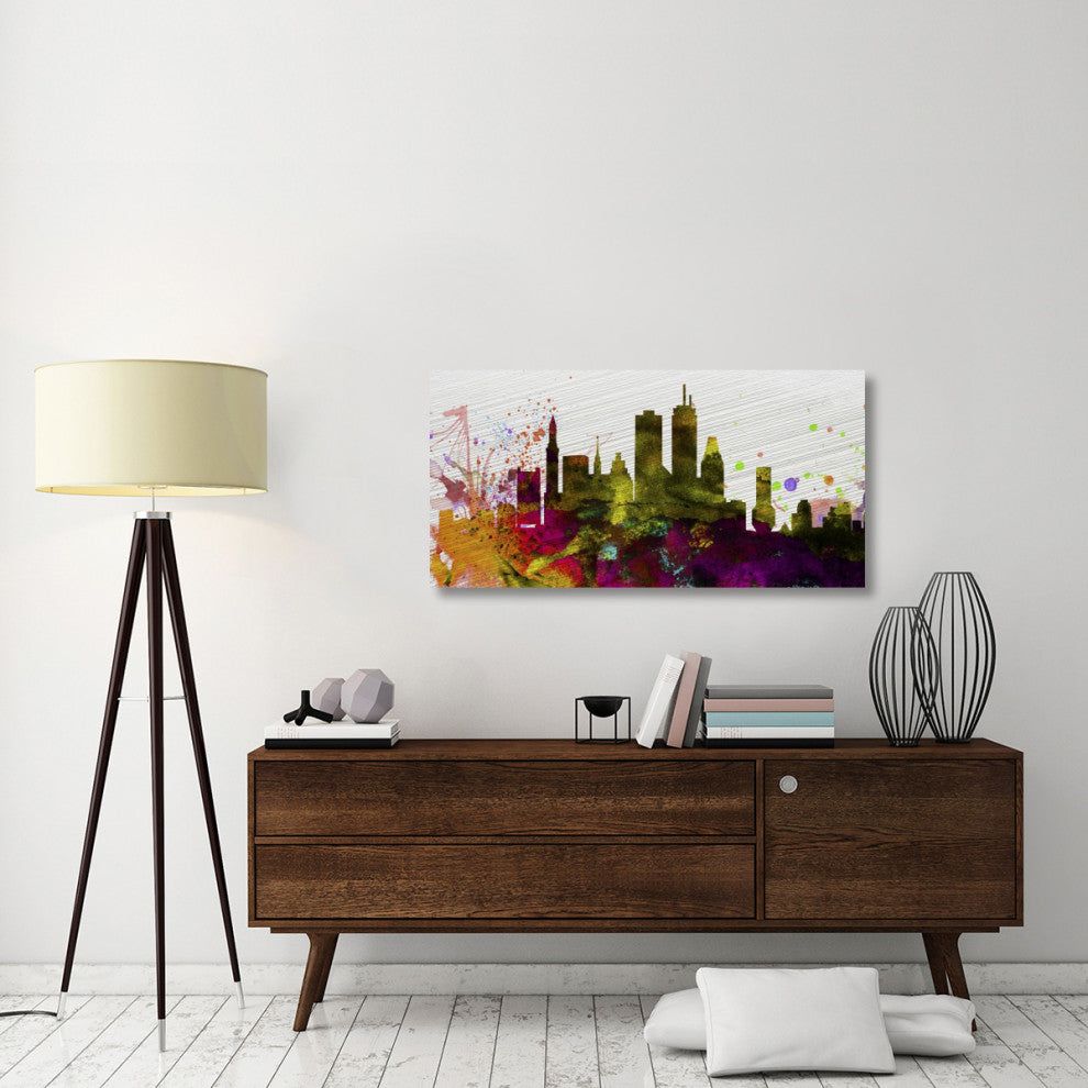 "Boston City Skyline" Fine Art Print