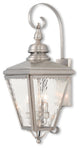 Livex Lighting 3 Light Bn Outdoor Wall Lantern - 2033-91