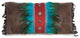 Turquoise and Feather Pillow