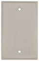 NW New York Switch Plate With Blank Cover, Satin Nickel