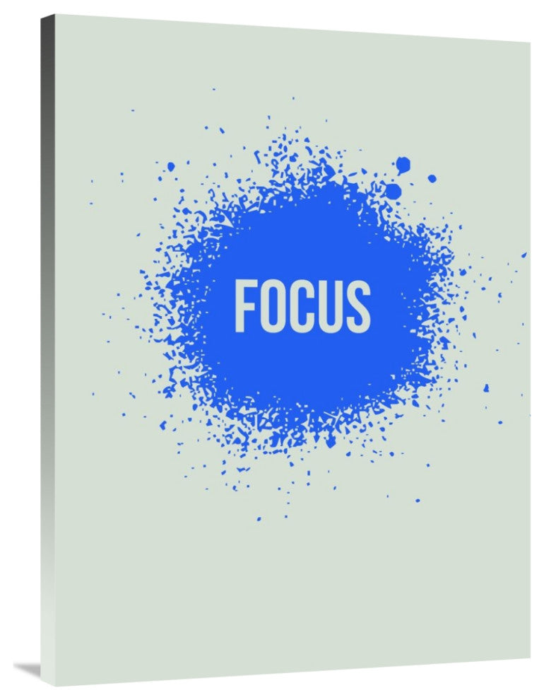 "Focus Splatter Poster 1" Fine Art Print