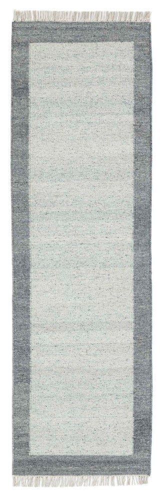Nu Maison Soft Border Area Rug, Navy, 2'6"x8'