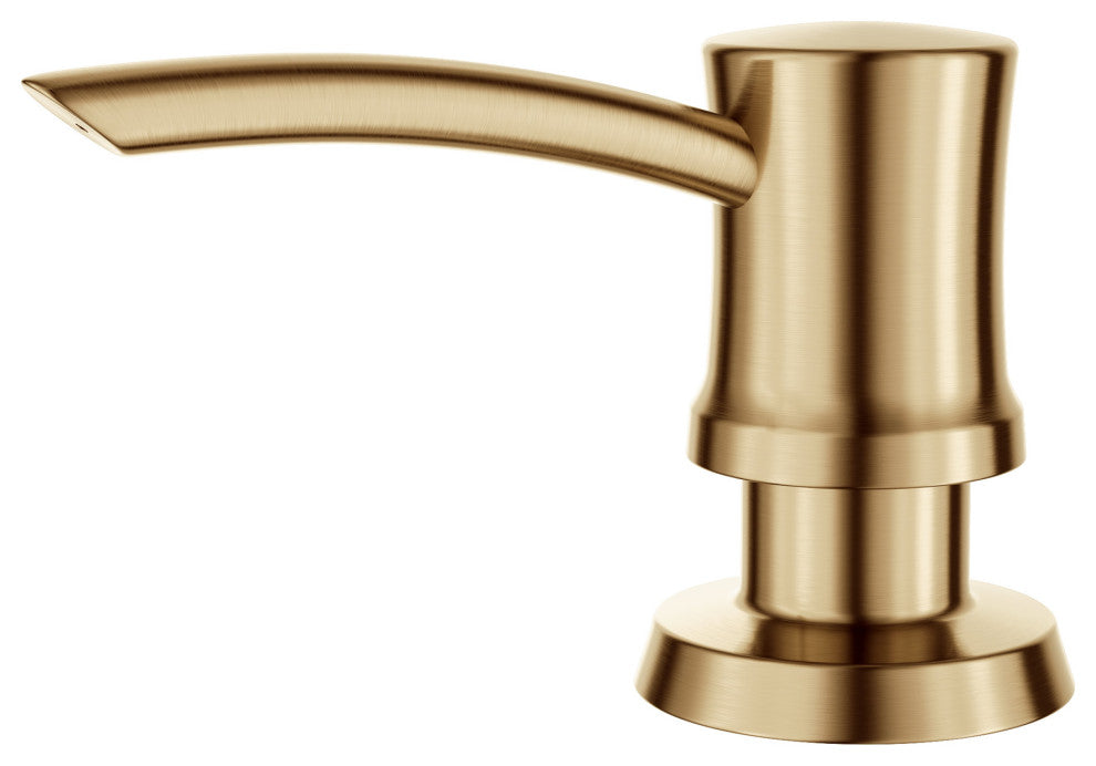 Soap Dispenser, Brushed Brass