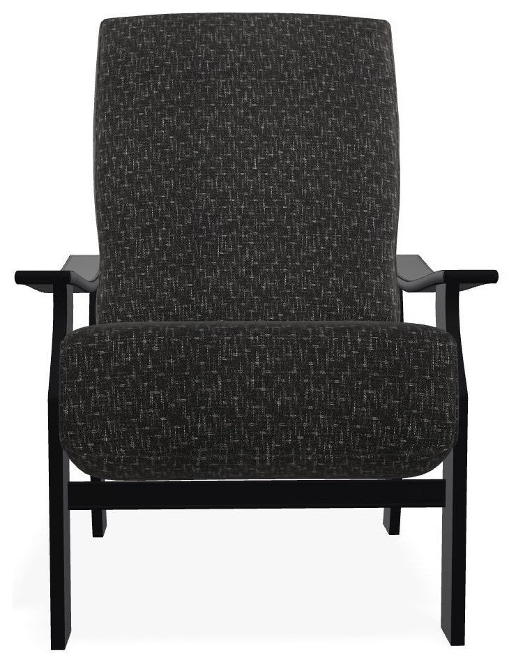 St. Catherine Deep Seat Outdoor Armchair, Hither Char/Black