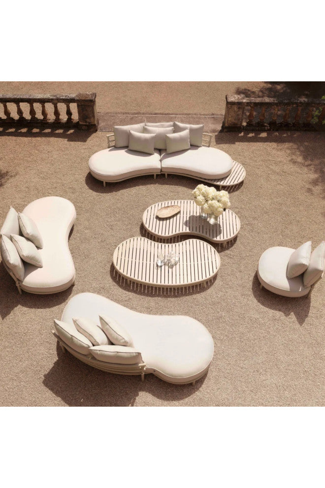 White Modern Outdoor Sofa | Eichholtz Laguno, Right