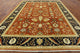 Rust Oriental Oushak Style Chobi Hand-Knotted Wool Rug, 10'x14'