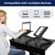 WorkEz Light Adjustable Height/Angle Ergonomic Laptop Cooling Stand, Black